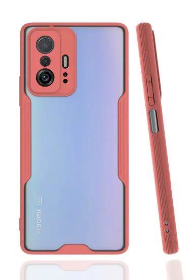 Newface Xiaomi Mi 11T Pro Kılıf Platin Silikon - Pembe resmi