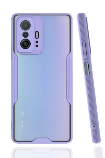 Newface Xiaomi Mi 11T Pro Kılıf Platin Silikon - Lila resmi