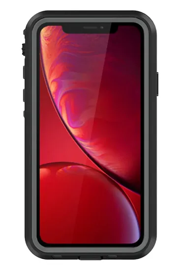 Newface iPhone 11 Kılıf Red Pepper Su Geçirmez Kılıf - Siyah-Gri resmi