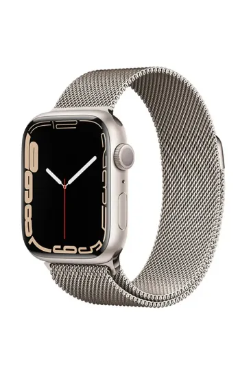 Newface Apple Watch 38mm Metal Mıknatıslı Kordon - Gümüş resmi
