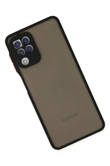 Newface Samsung Galaxy A22 Kılıf Montreal Silikon Kapak - Siyah resmi