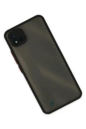 Newface Realme C11 2021 Kılıf Montreal Silikon Kapak - Siyah resmi