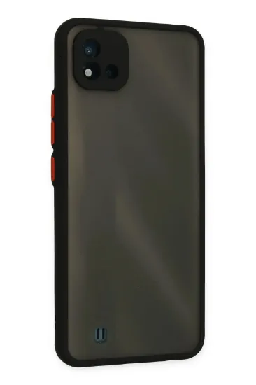 Newface Realme C11 2021 Kılıf Montreal Silikon Kapak - Siyah resmi