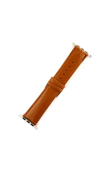 Newface Apple Watch 42mm NL26 Deri Kordon - Taba resmi