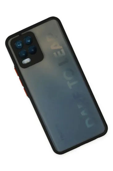 Newface Realme 8 Kılıf Montreal Silikon Kapak - Siyah resmi
