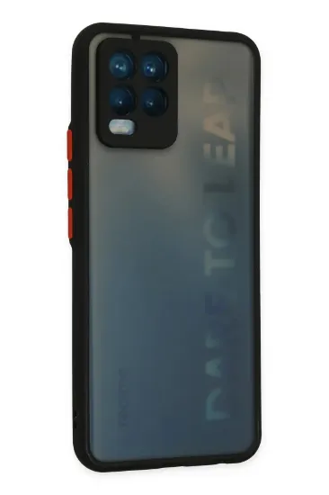 Newface Realme 8 Kılıf Montreal Silikon Kapak - Siyah resmi
