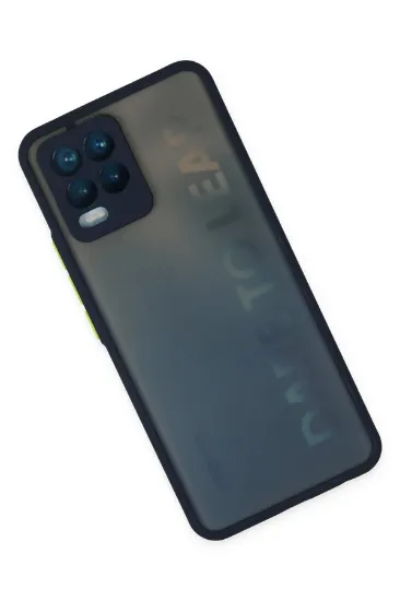Newface Realme 8 Kılıf Montreal Silikon Kapak - Lacivert resmi