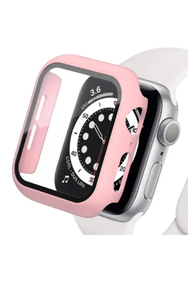 Newface Apple Watch 40mm Camlı Kasa Ekran Koruyucu - Rose Gold resmi