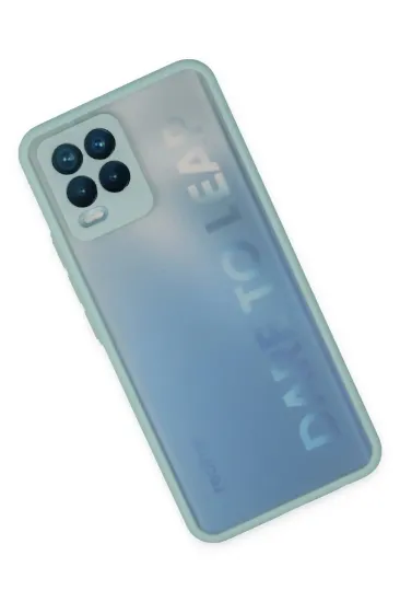 Newface Realme 8 Kılıf Montreal Silikon Kapak - Turkuaz resmi