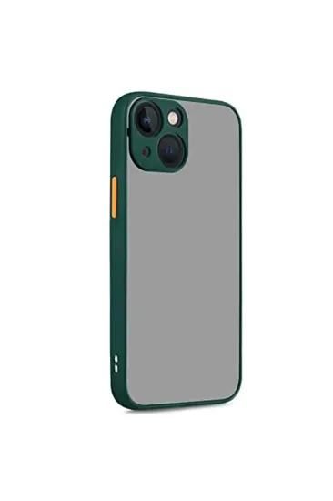 Newface iPhone 13 Kılıf Montreal Silikon Kapak - Yeşil resmi