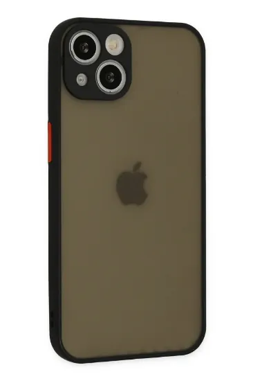 Newface iPhone 13 Mini Kılıf Montreal Silikon Kapak - Siyah resmi