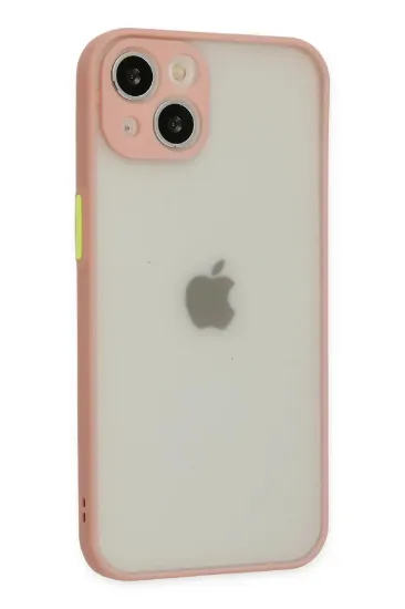 Newface iPhone 13 Mini Kılıf Montreal Silikon Kapak - Pembe resmi