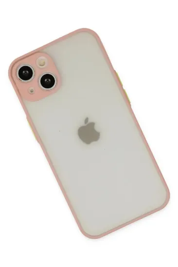 Newface iPhone 13 Mini Kılıf Montreal Silikon Kapak - Pembe resmi