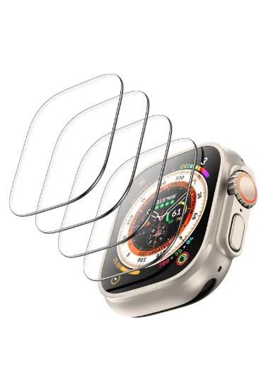 Newface Apple Watch Ultra 49mm Temperli Cam Ekran Koruyucu resmi