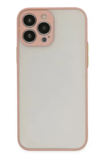 Newface iPhone 13 Pro Kılıf Montreal Silikon Kapak - Pembe resmi