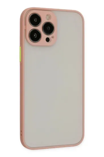 Newface iPhone 13 Pro Kılıf Montreal Silikon Kapak - Pembe resmi
