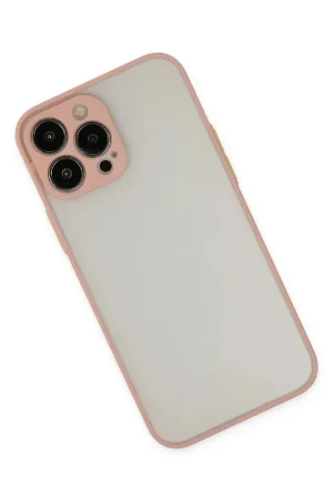 Newface iPhone 13 Pro Kılıf Montreal Silikon Kapak - Pembe resmi