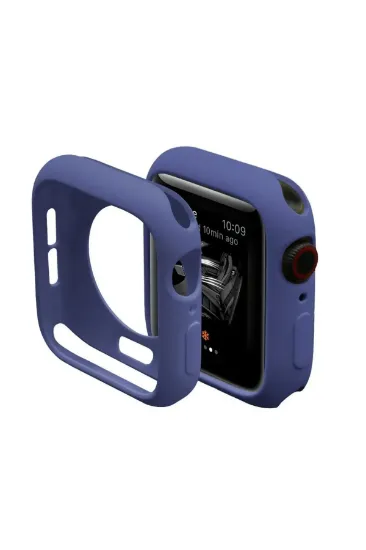 Newface Apple Watch 38mm Silikon Alt Kasa - Mavi resmi