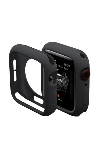 Newface Apple Watch 42mm Silikon Alt Kasa - Siyah resmi