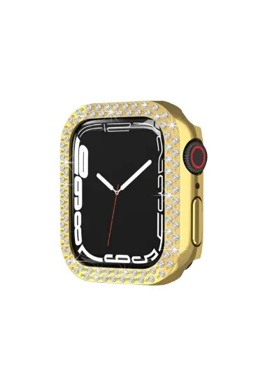 Newface Apple Watch 42mm Taşlı Kasa - Gold resmi