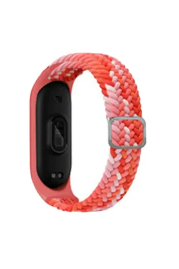 Newface Xiaomi Mi Band 4 Star Kordon - Pembe-Kırmızı resmi