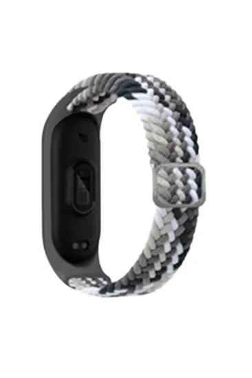 Newface Xiaomi Mi Band 6 Star Kordon - Gri-Siyah resmi