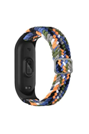 Newface Xiaomi Mi Band 7 Star Kordon - Gri-Turuncu resmi
