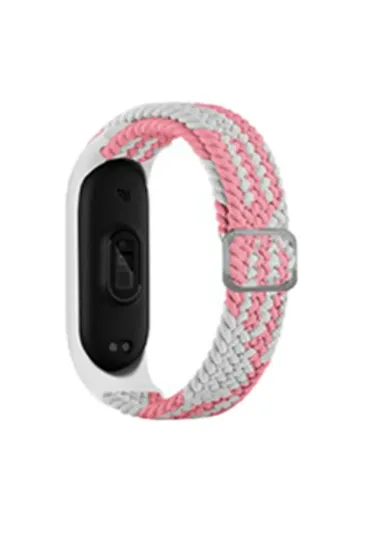Newface Xiaomi Mi Band 7 Star Kordon - Pembe-Beyaz resmi