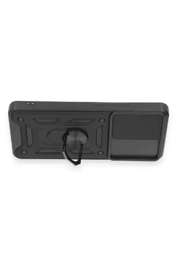 Newface Xiaomi Mi 12T Pro Kılıf Pars Lens Yüzüklü Silikon - Siyah resmi