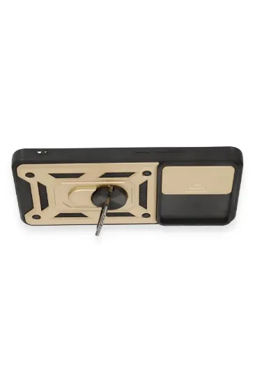 Newface Xiaomi Mi 12T Pro Kılıf Pars Lens Yüzüklü Silikon - Gold resmi