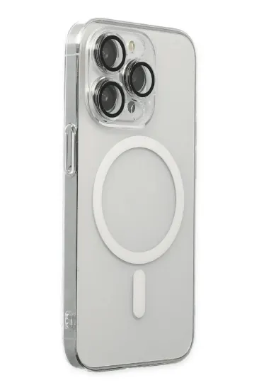 Newface iPhone 13 Pro Max Kılıf Kaou Magneticsafe Slim Kapak - Şeffaf resmi