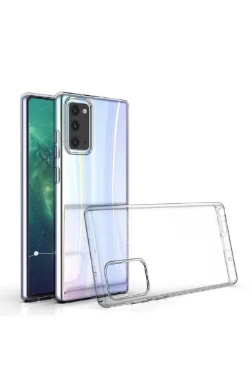 Newface Vivo Y53S Kılıf Lüx Şeffaf Silikon resmi