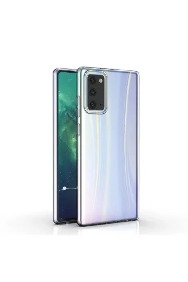 Newface Vivo Y53S Kılıf Lüx Şeffaf Silikon resmi
