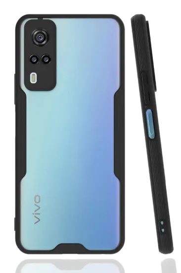 Newface Vivo Y53S Kılıf Platin Silikon - Siyah resmi