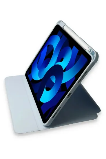 Newface iPad Pro 11 (2021) Kılıf Starling 360 Kalemlikli Tablet Kılıf - Mavi resmi