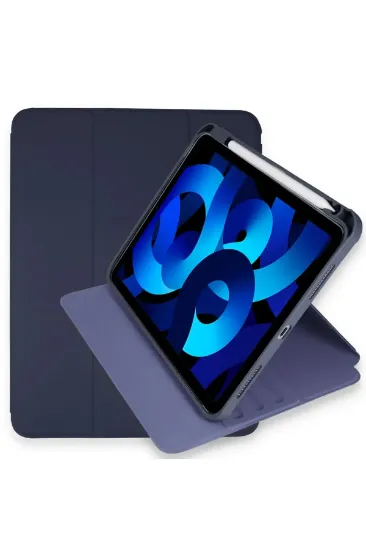 Newface iPad Pro 11 (2021) Kılıf Starling 360 Kalemlikli Tablet Kılıf - Lacivert resmi