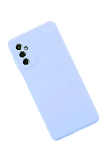 Newface Samsung Galaxy M52 5G Kılıf Nano içi Kadife Silikon - Lila resmi