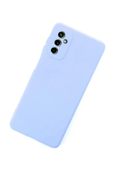 Newface Samsung Galaxy M52 5G Kılıf Nano içi Kadife Silikon - Lila resmi