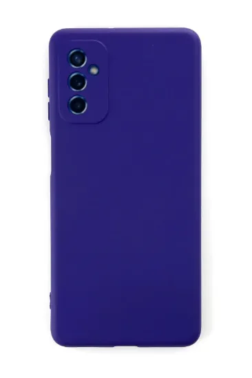 Newface Samsung Galaxy M52 5G Kılıf Nano içi Kadife Silikon - Mor resmi