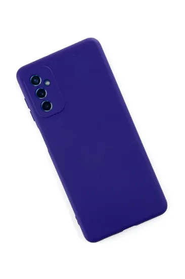 Newface Samsung Galaxy M52 5G Kılıf Nano içi Kadife Silikon - Mor resmi
