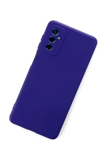 Newface Samsung Galaxy M52 5G Kılıf Nano içi Kadife Silikon - Mor resmi