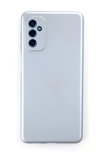 Newface Samsung Galaxy M52 5G Kılıf Nano içi Kadife Silikon - Sky Blue resmi