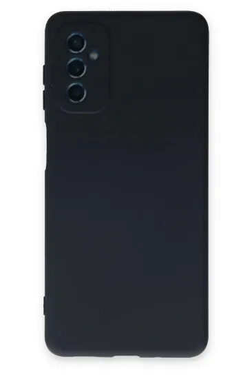Newface Samsung Galaxy M52 5G Kılıf Nano içi Kadife Silikon - Lacivert resmi