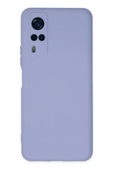 Newface Vivo Y53S Kılıf Nano içi Kadife Silikon - Lila resmi