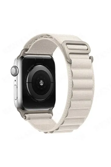 Newface Apple Watch 42mm Mountain Kordon - Beyaz resmi