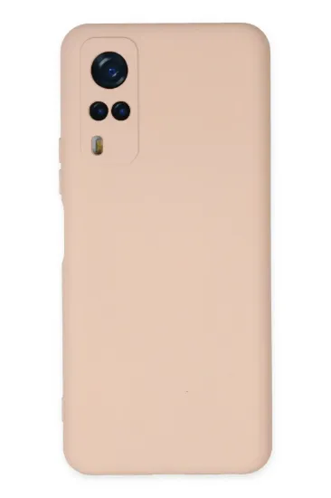 Newface Vivo Y53S Kılıf Nano içi Kadife Silikon - Pudra resmi