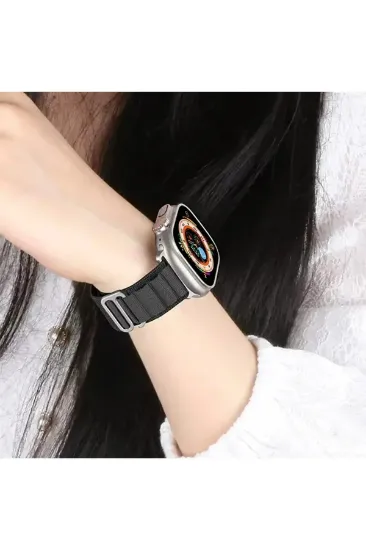 Newface Apple Watch 42mm Mountain Kordon - Sarı resmi