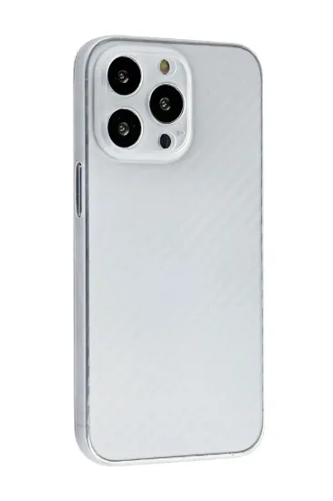 Newface iPhone 13 Pro Kılıf Karbon PP Silikon - Şeffaf resmi
