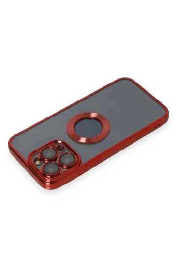Newface iPhone 14 Pro Kılıf Slot Silikon - Kırmızı resmi