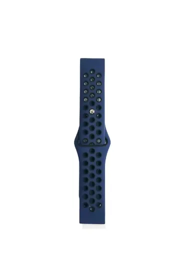 Newface Watch 22mm Spor Delikli Kordon - Lacivert-Siyah resmi